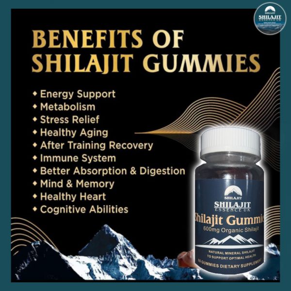 Shilajit Gummies Max Strength | Pure 100% Authentic Himalayan Origin 60 Gummies - Image 4