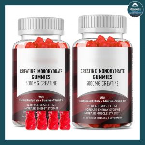 Creatine Gummies + Vitamin B12 & L-Taurine - 60 Chewable Gummies (5000mg)