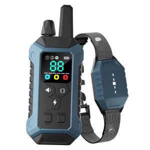 2000FT Electric Pet Dog Training E-Collar Anti-Bark Obedience Remote Control LCD (BLUE)