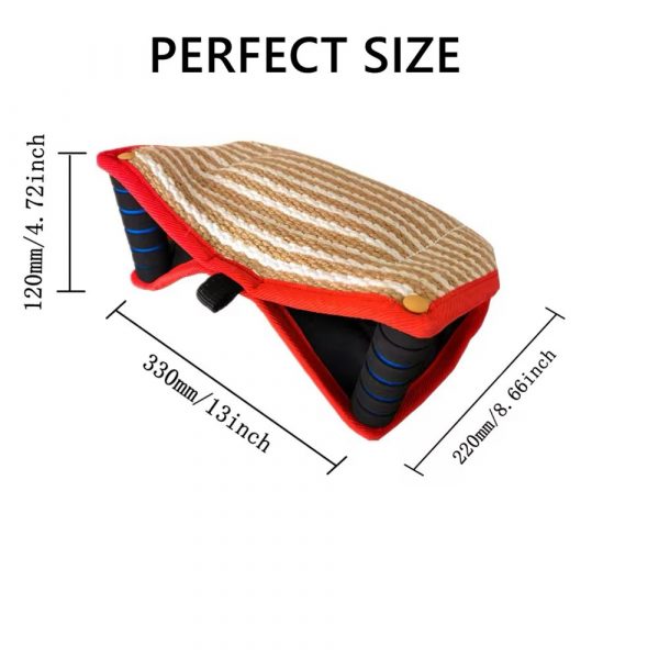 Dog Bite Wedge - Strong Jute (BLACK/BLUE) - Image 3